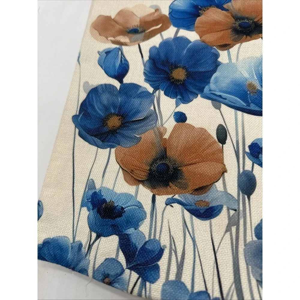 2 Pillowcases Poppies Cottagecore 17